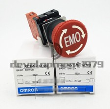 ONE New Omron A22E-M-01-EMO Emergency Stop Button