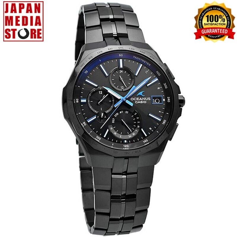 Casio Oceanus OCW-S5000B-1AJF All Black Manta Titanium Solar Casio Oceanus OCW-S5000B-1AJF All Black Manta Titanium Solar