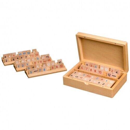 Rummy - Estuche de Madera - Completo de Haya - Pequeño - Imagen 1 de 6