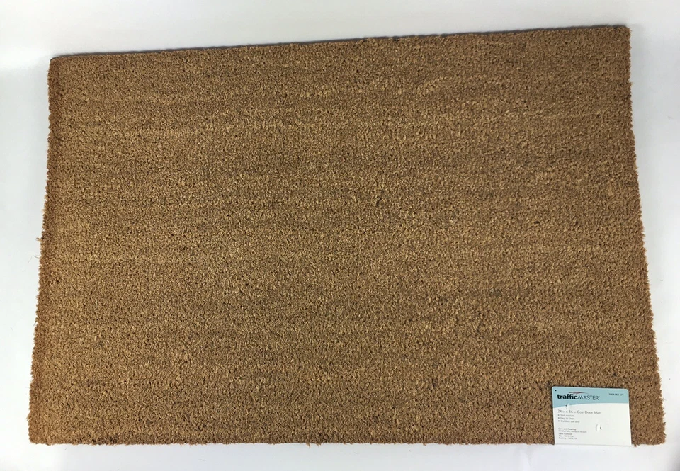 Trafficmaster Natural Coir Doormat Door Mat with PVC Backing 24" x 36" FREE SHIP - Image 2 of 4
