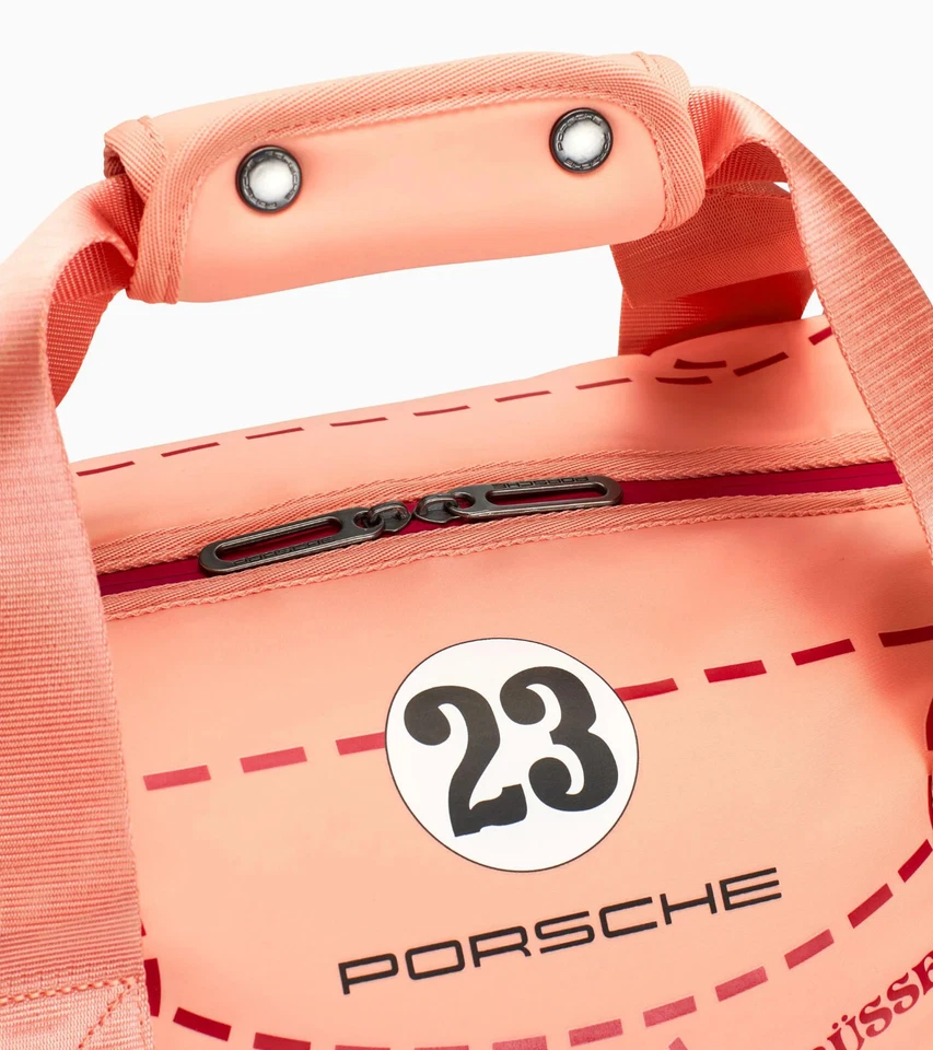 Porsche Original 917 Pink Pig No. Bolso de lona Boston 23 sellado de fábrica Foto 3 de 4