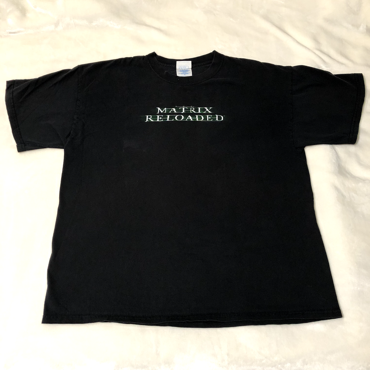 Y2K VINTAGE THE MATRIX RELOADED Movie T Shirt 2000s XL Science 