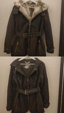 On parle de vous Paris Mantel / Parka / Wintermantel /Jacke mit Fell 36 / S
