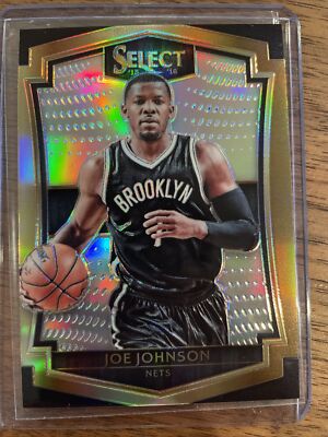 JOE JOHNSON 2015-16 Panini Select Premier Silver Prizm #135 Nets 7 All Stars HOF