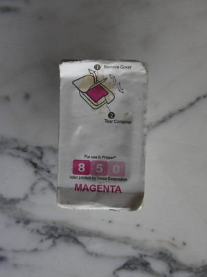 Xerox Phaser 850 Magenta Festtinte Stick Block - Tally Tektronix Patrone Toner