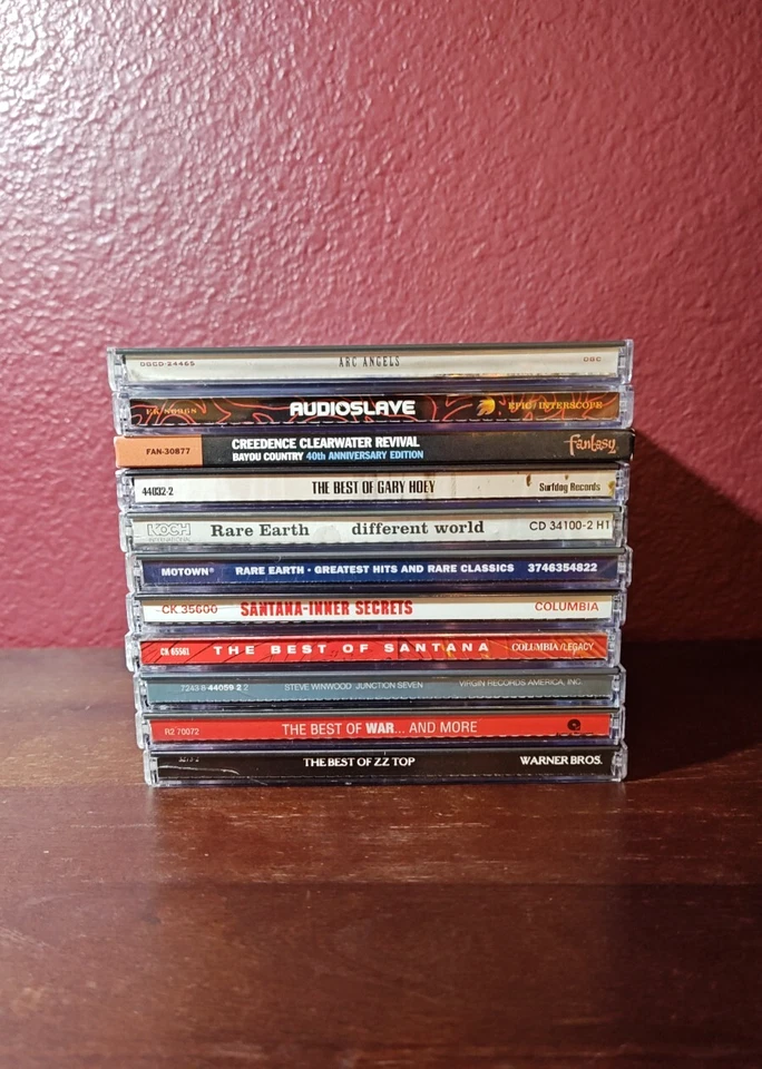 Variety-Blues Rock, Classic Rock, Pop, Rock- Music CDs (1 Lot of 11 CDs) Foto 2 de 2