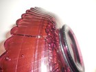 LE Smith Dutch Windmill Amethyst Carnival Glass Oval Pickle Dish Windmill — photo 4