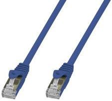 Techly Professional Cavo di Rete Patch in Rame Cat. 6A SFTP LSZH 15 m Blu