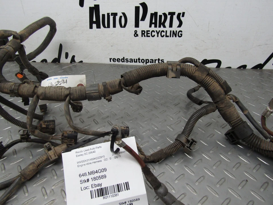 Chicote de fios 2009 Smart For 2 1.0L motor fabricante de equipamento original - Imagem 4 de 4