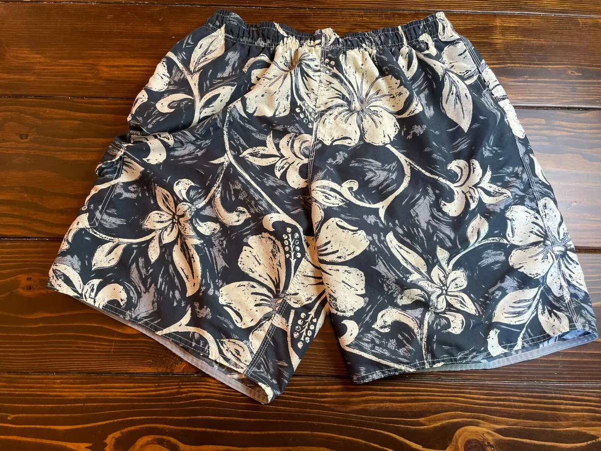 RS SURF Shorts Men s Size XL Fray Cream Lining Cut Out eBay