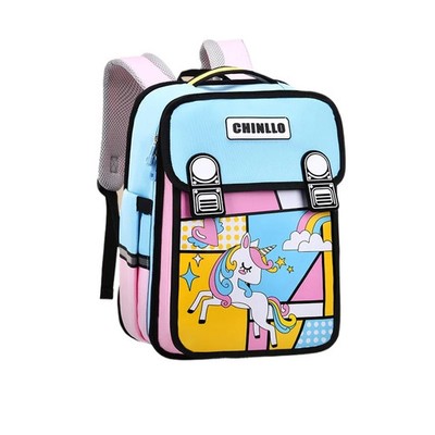 Kinder Schulrucksack Cartoon Anime Motiv Wasserdicht Leicht Ergonomisch