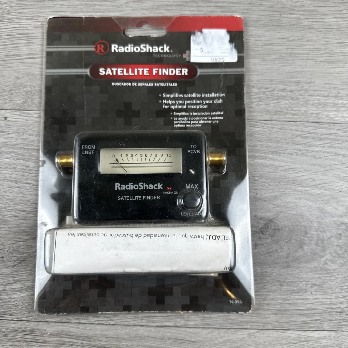 Compteur de Mesure de Signal V8 Finder Max Signal Satellite 4.3in LCD