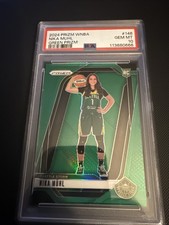 2024 Panini Prizm WNBA - Nika Muhl #146 Green Prizm (RC) PSA 10