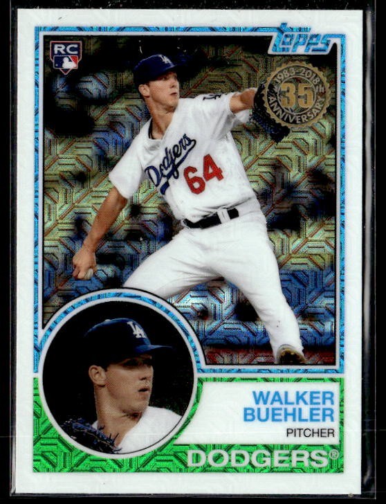 L61,650 - 2018 Topps '83 Topps Silver Pack Chrome #33 Walker Buehler