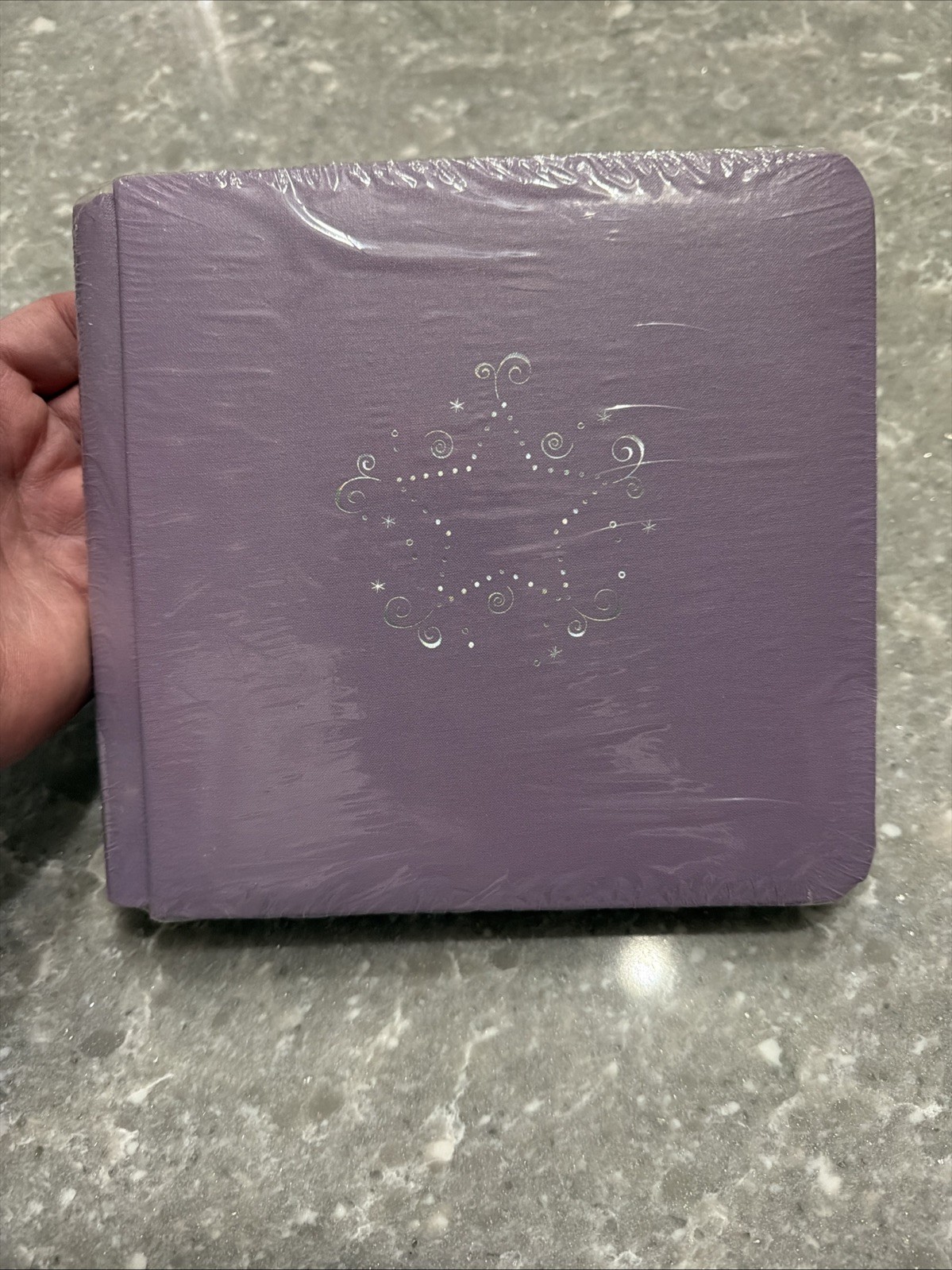 NEW Creative Memories Purple Lilac Sparkling Star 7x7 Scrapb