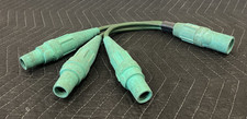 Camlok Ground Squid/Splitter Green 1 Male To 3 Female