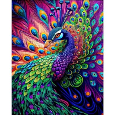 Kreuzstich Set Vogel 40x50cm Anfänger Anleitung Heimdekoration