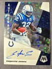 2020 Edgerrin James Mosaic Autographs No Huddle Colts HOF Miami Auto