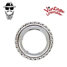VINTAGE LOWRIDER 51MM SQUARE TWISTED BOTTOM BRACKET CUP CHROME
