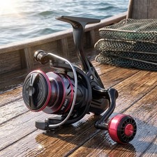 HB500 to HB7000 Fixed Spool Reel Full Metal Body Long Cast Capability for Sea