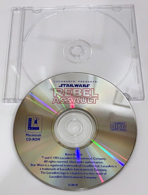 Star Wars Rebel Assault CD-ROM from 1993 for Macintosh