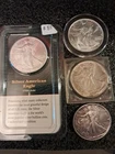 4 Troy Ounces Of Fine Silver"American Eagles" Different Dates 💥💯