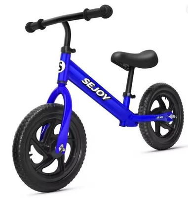 SEJOY Balance Bike 3-6 Year Children Toddler Train Bicycle Wheel Indoor/Outdoor