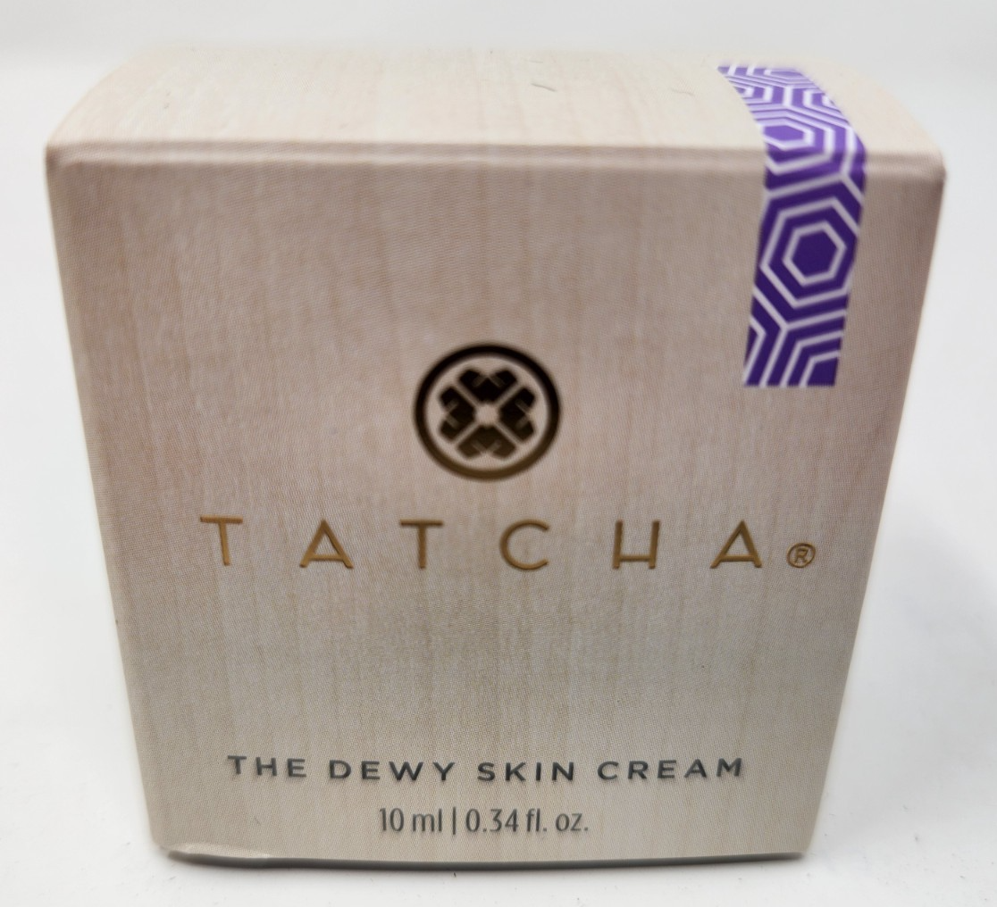 Tatcha The Dewy Skin Cream 0.34oz / 10ml Travel Size NIB Face Moisturizer NEW
