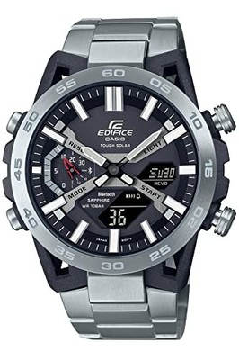 Casio Edifice ECB-2000YD-1AJF Men's Solar Bluetooth Watch Silver Stainless Steel