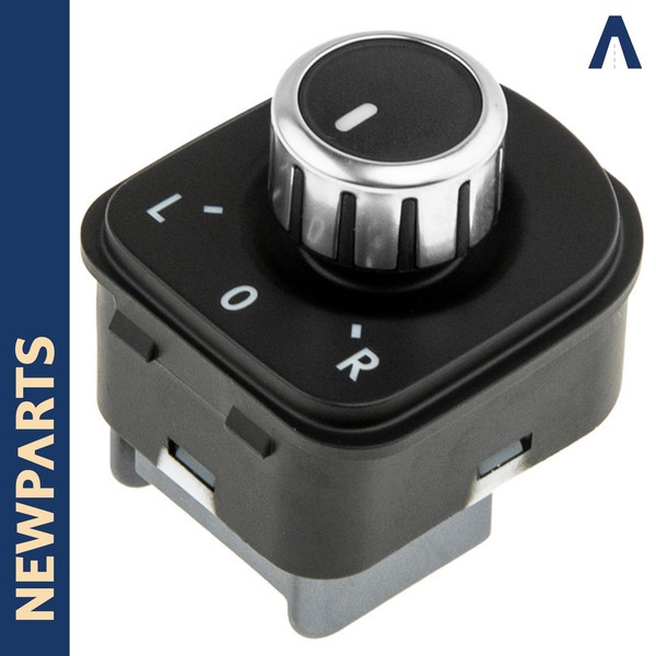 Newparts Schalter Knopf Spiegelverstellung FüR Seat Vw 5K2959565XSH 6 Pole-image