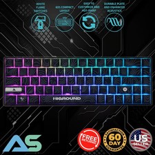 Higround BLACKICE Basecamp 65 Compact Mechanical Wired USB RGB Gaming Keyboard
