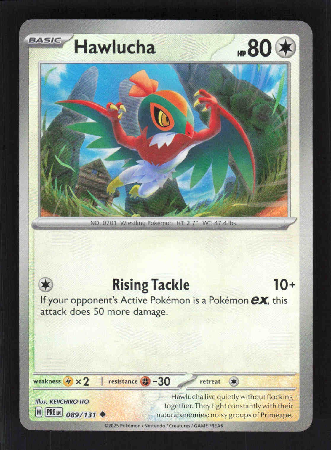 Hawlucha (Poke Ball Pattern) Uncommon SV: Prismatic Evolutions 089/131 NM