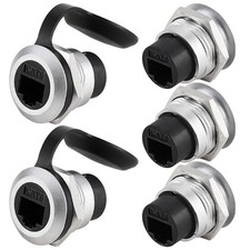 PENGLIN 5PCS RJ45 Cat6 Panel Mount Connectors Ethernet LAN Coupler Female to ...
