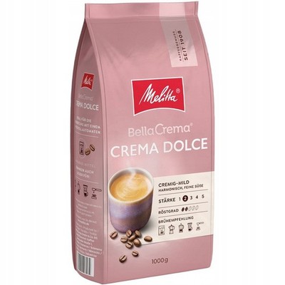 Melitta Bella Crema CREMA DOLCE - Coffee Beans Bag 1000g / 1kg / 35.3oz