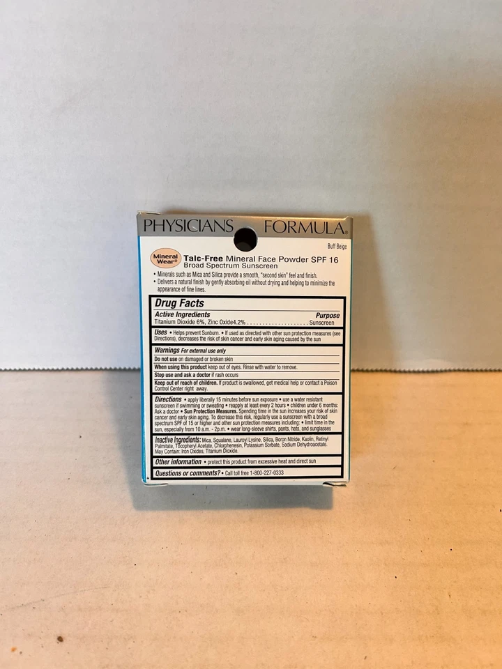 Physician's Formula MINERAL WEAR Talc Free Mineral Face Powder 2797 BUFF BEIGE - Image 4 of 4