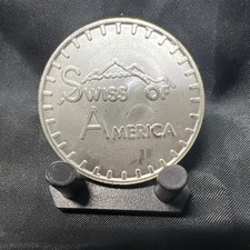 Rare 1973 Swiss of America Draper Mint 1oz 999 FINE Silver round