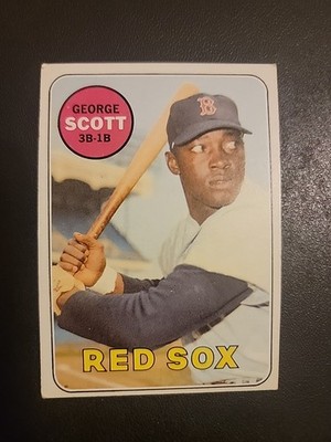 1969 Topps - High # George Scott #574 VG. writing on back.