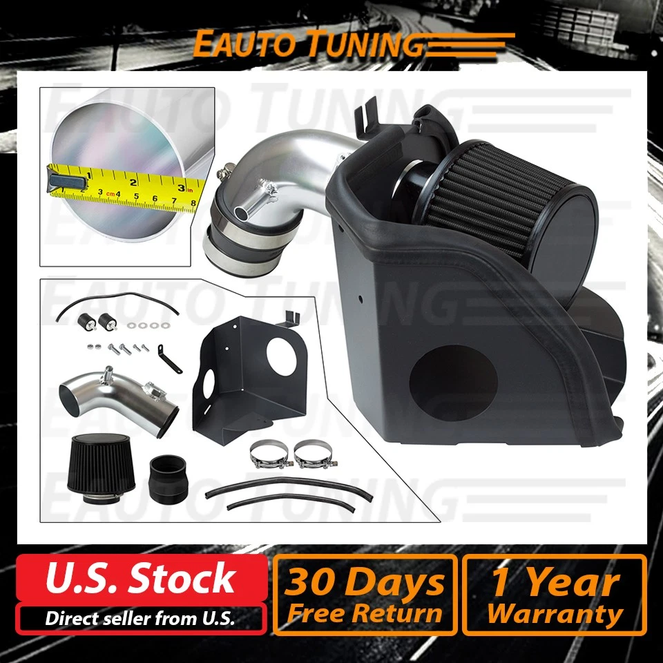 Kit de admisión de aire protector térmico frío NEGRO para Honda Civic 2006-2011 1,8 L Foto 2 de 4