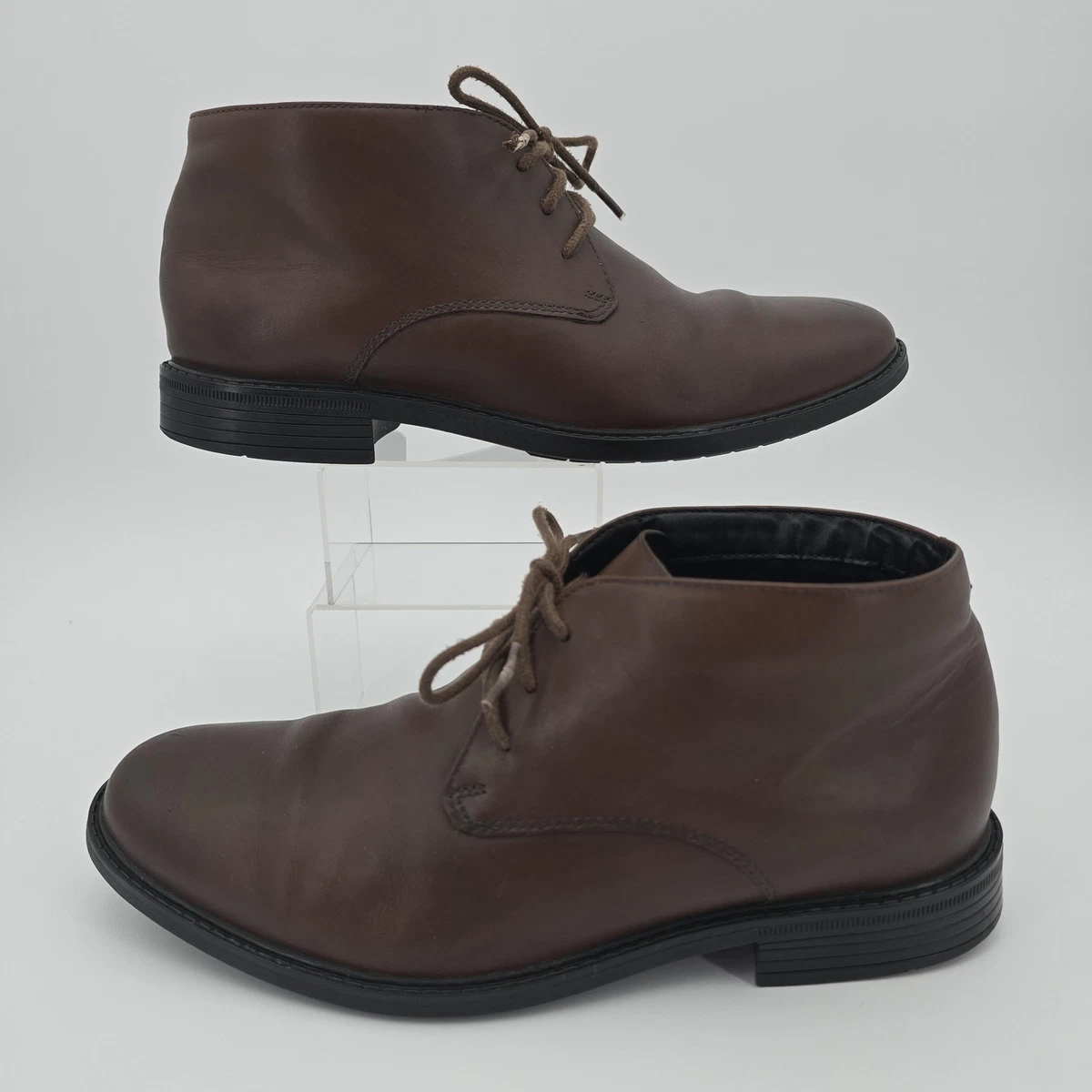 VTG Bostonian Classics Mens Calfskin Leather Silhouette Chukka Boot 11 26222 USA bostonian boots products for sale | eBay main image 2