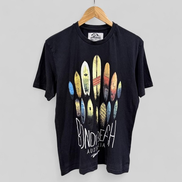 Between the Flags Bondi Beach Australia Surfboard Graphic Tee