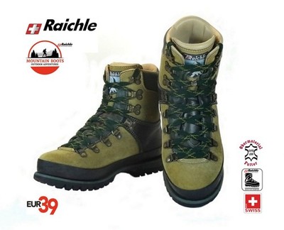 RAICHLE Bergstiefel Bergwanderschuh Bergschuh Vollleder Damen EUR 39/UK 6