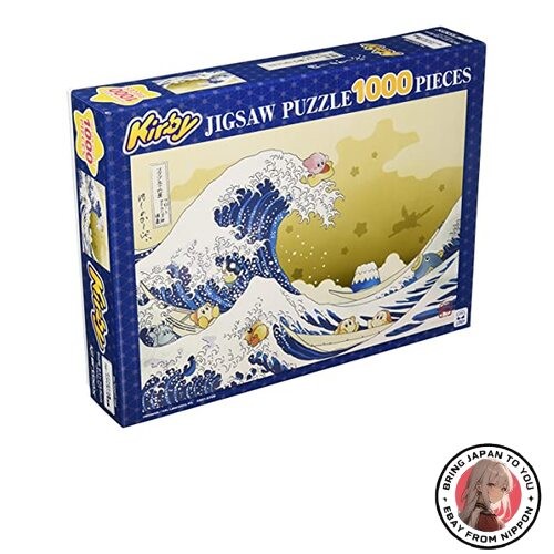 Ensky Jigsaw Puzzle 1000 pieces Kirby The Great Wave off Float