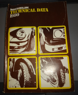 Michelin Technical Data Book 1980 - Tyres