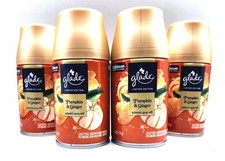 4 Glade PUMPKIN  GINGER Automatic Spray Refills Spicy Limited Edition Lot NEW