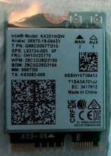 Intel Wi-Fi 6 AX201 M.2 2230 Module AX201NGW 