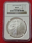 2010 Silver Eagle S$1 Dollar ASE   NGC MS 69                              #T2488