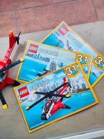 LEGO Creator 3 in 1 31057 - Air Blazer COMPLETE OF ALL PIECES + INSTRUCTIONS