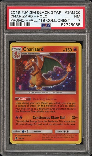 Charizard graded PSA 7 for sale on eBay