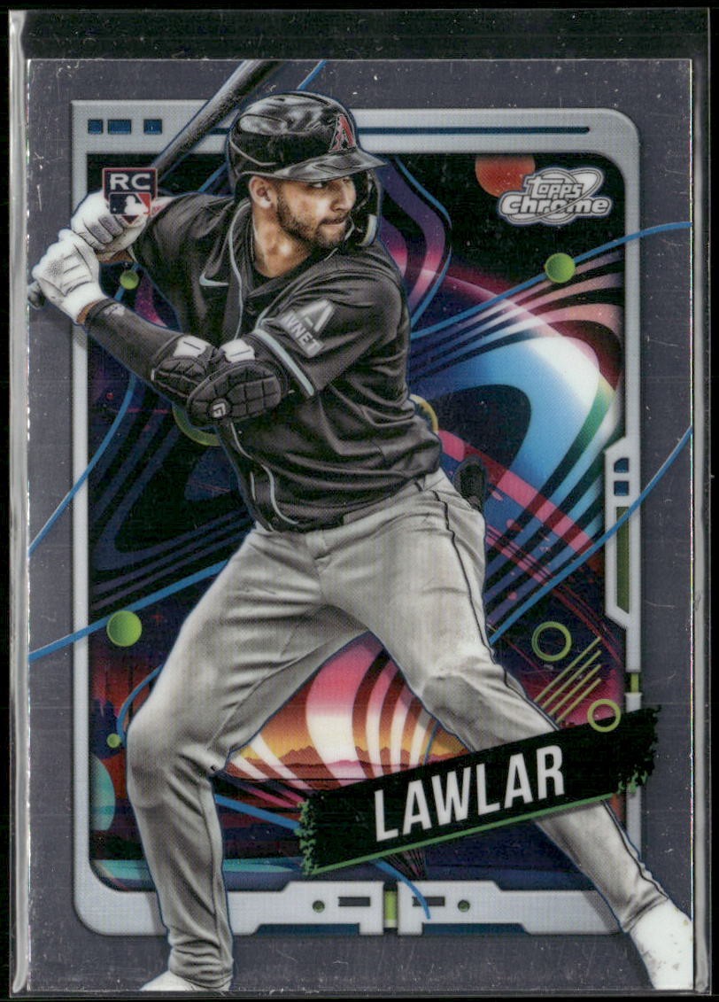 2024 Topps Chrome Cosmic #105 Jordan Lawlar RC Rookie Card Diamondbacks