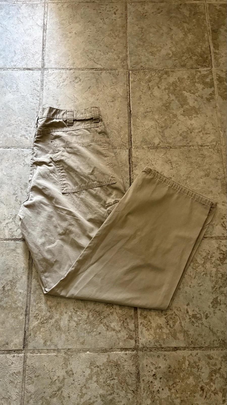 Wrangler Cargo Khaki Pants - Sz 36 x 30